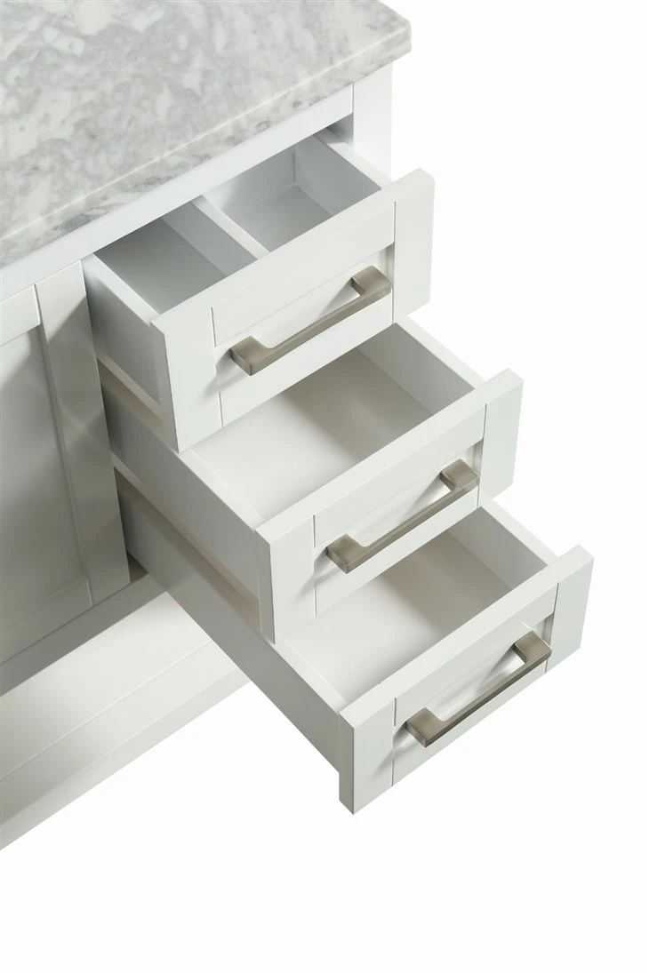 Atmospheric White Bathroom Vanity