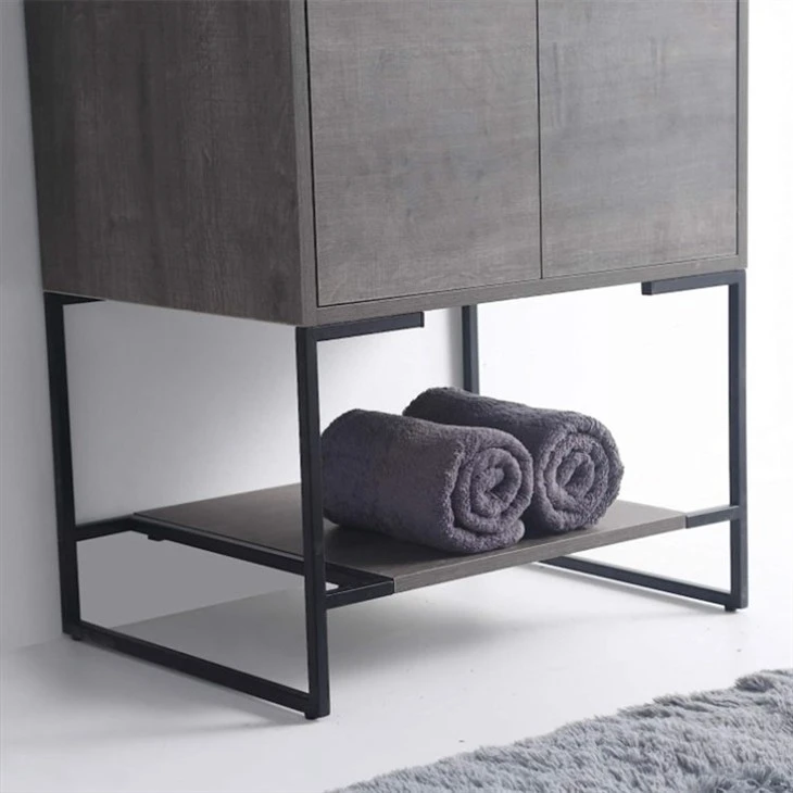 Gray Bathroom Cabinet